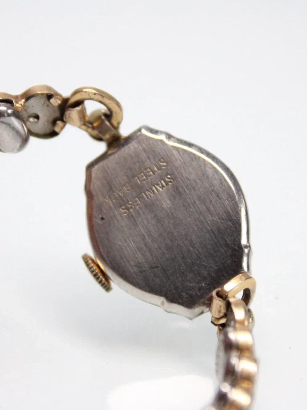 Norle Women's 17 Jewel Swiss Made Watch Two Tone Bracelet Shock Protected